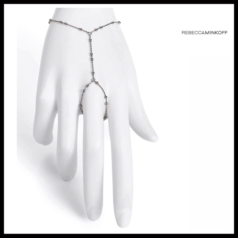 REBECCA MINKOFF BRACELET CHAIN RING - Picture 3 of 5